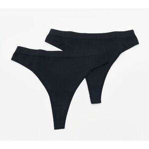 Gloria Vanderbilt Women's Plus Sz Panties 1X Intimates Lycra Black A682663